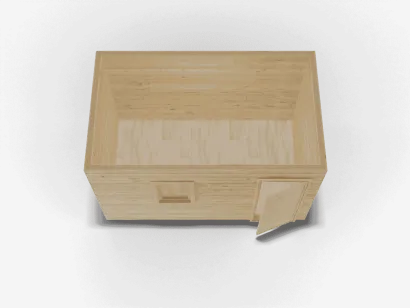 Деревянный хозблок 4 на 2,4, обшивка вагонка, внутри Вагонка