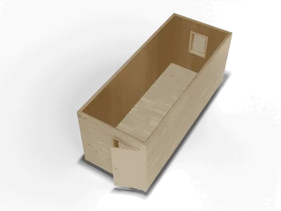 вагончик отделка МДФ