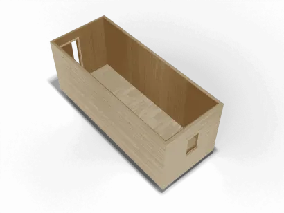 вагончик отделка МДФ