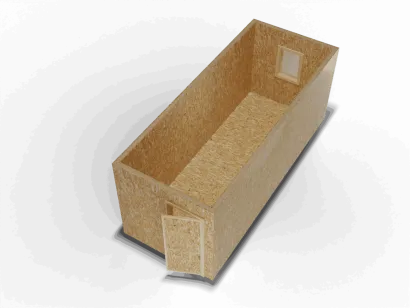 утепленная бытовка ОСБ внутри и снаружи