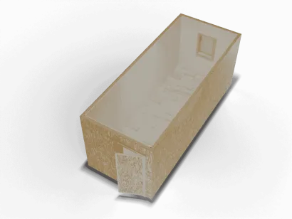 Бытовка в ОСБ внутри ПВХ