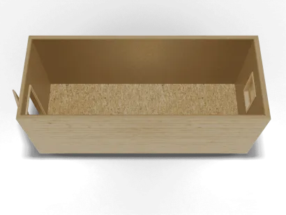 деревянная бытовка усиленный каркас отделка вагонка