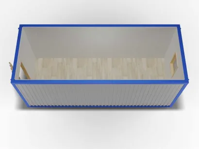 Блок-контейнер 6 на 2,4, отделка ПВХ, двойное утепление