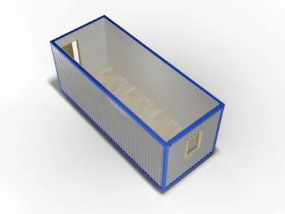 Блок-контейнер 6 на 2,4, отделка ПВХ, двойное утепление